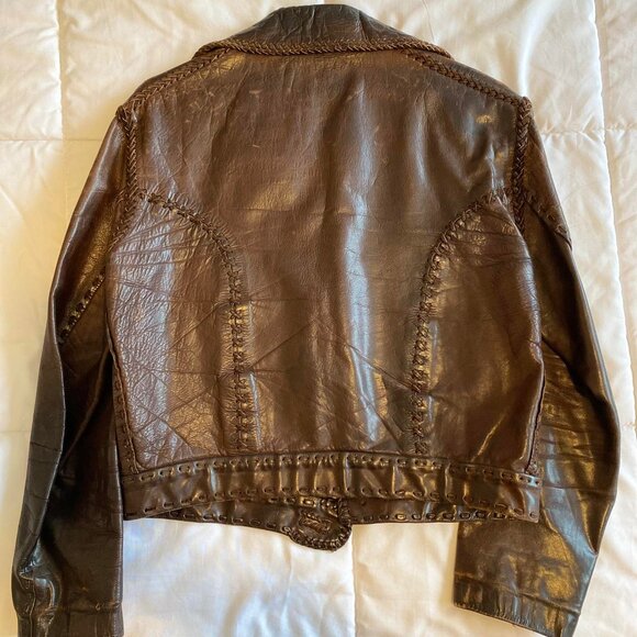 Retro Leather Jacket - Picture 2 of 2